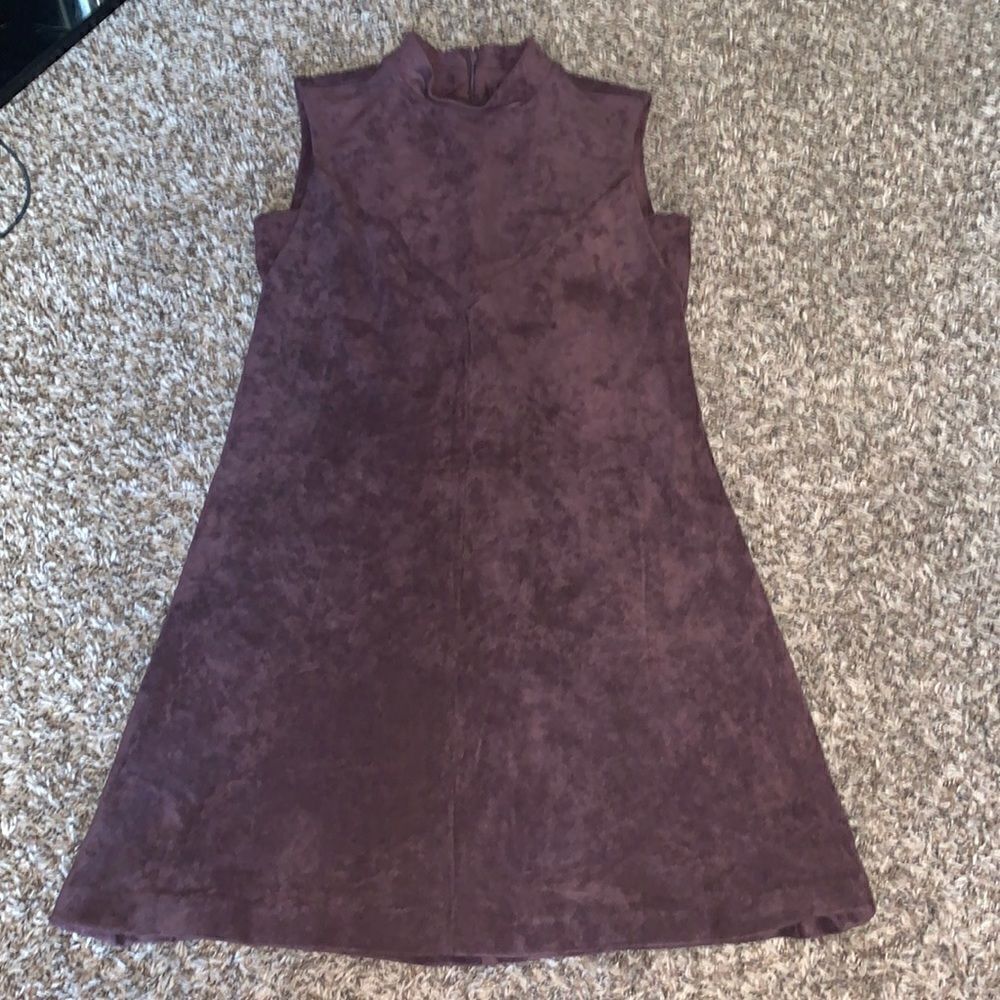 Ivanka Trump plum/purple velvet dress, size 8.